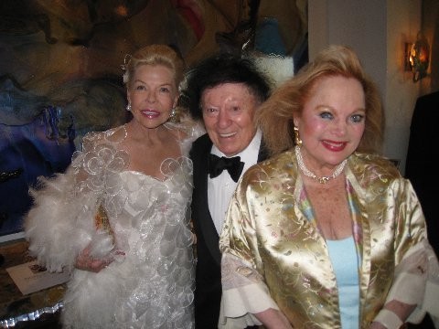 CC with philanthropist Lois Pope of Palm Beach, and funny man Marty Allen