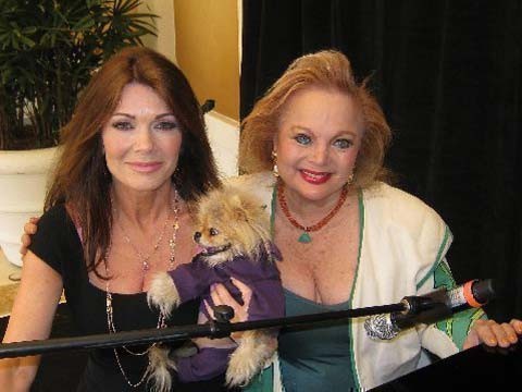 CC with Lisa Vanderpump of Real Housewives of Beverly Hills and her furry friend Giggy 