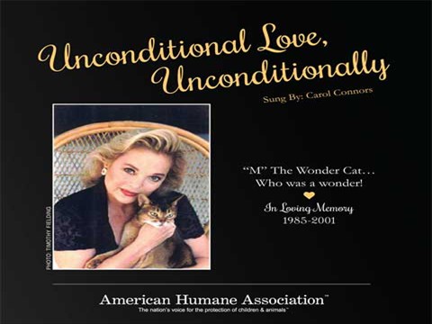 Unconditional Love, Unconditionally - CC and her beloved furry friend Music 