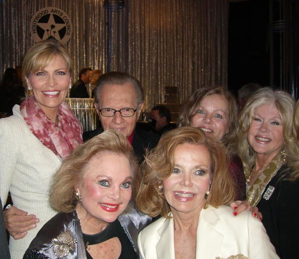Picture of Carol and friends at Hollywood Arts Council Charlie awards luncheon 2011