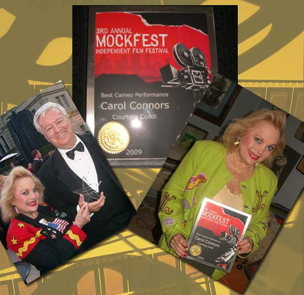 carol connors and Ron Masak